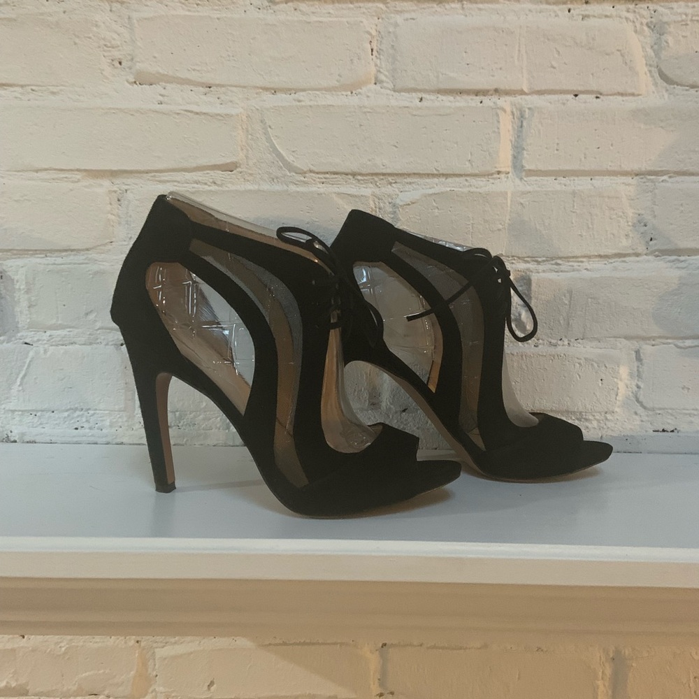 Lace Up Suede Bootie